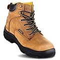 EVER BOOTS Men's Premium Leather Waterproof Work Boots Insulated Rubber Outsole for Hiking (9 D(M), Copper)
