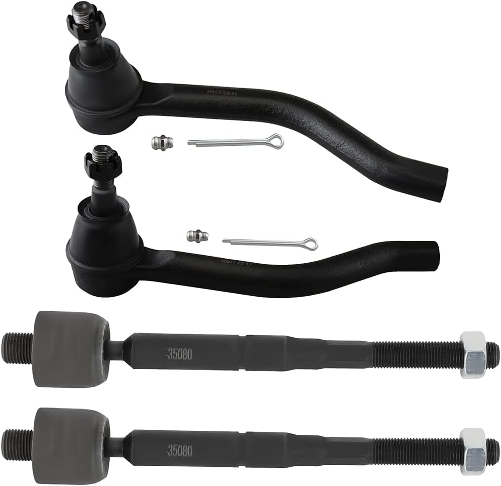 OCPTY - New 4-Piece Inner Tie Rod End Outer Tie Rod End fit 2013-2018 For Nissan Altima 2016-2019 For Nissan Maxima