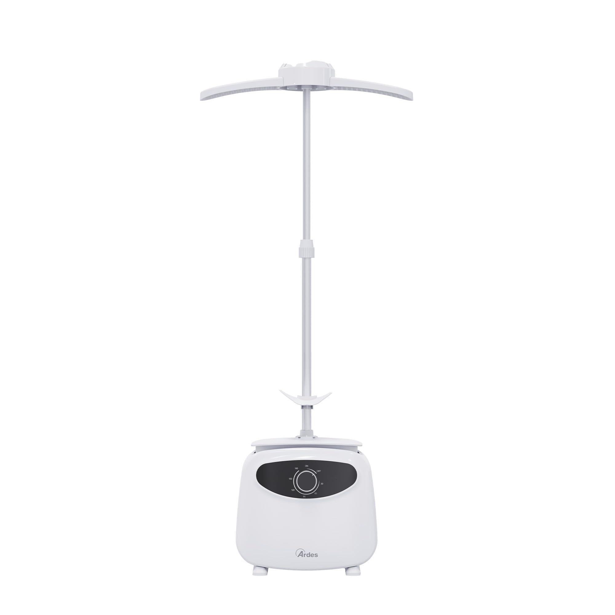 Ardes ARMST01M Stira Camicie Automatico BLOWY M Manichino Asciugatura e Stiratura Magliette, Camicette, Ferro da Stiro Verticale 2 in 1 Asciuga Senza Pieghe con 4 Clip Peso