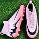 Csgkag Fußballschuhe Herren High Top Spike Cleats Professionelle Fussballschuhe Jugendliche Fußball Stiefel Athletics Trainingsschuhe Outdoor Sportschuhe Football Schuhe,Rosa,EU37