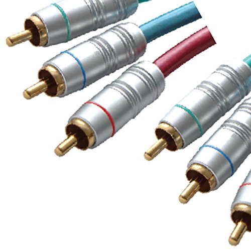 Image of MX RCA Cable 2RCA to 2RCA Stereo Audio Cable Gold Plated Adapter Dual Shielded for Home Theater Amplifier Hi-Fi System Car Sound Speaker PARENT (3 rca male to male (RGB), 3 METER)