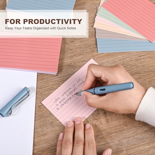 image for EHME EHME EHME 3x5 Index Cards Ruled Lined, 216 Pcs Flash Cards Study 