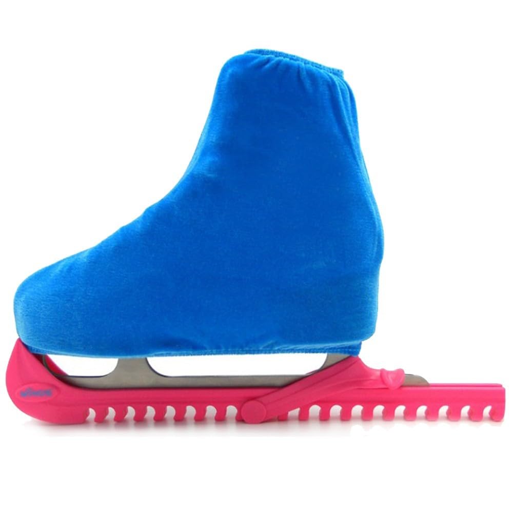 MiOYOOW Cubierta para botas de patín, cubierta de patín de hielo, cubierta de terciopelo elástico para botas de hielo y deportes de patinaje