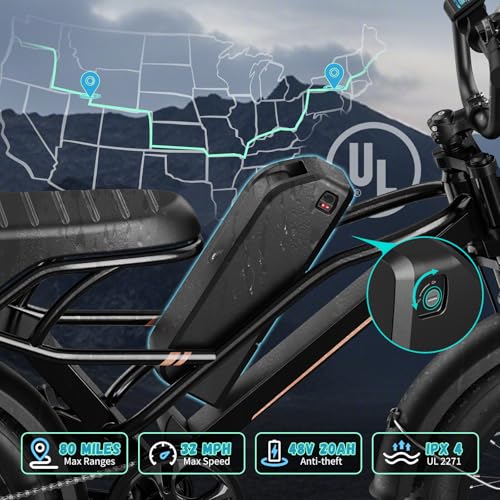 Jasion 3000W/2000W Electric Bike for Adults Teens,Electric