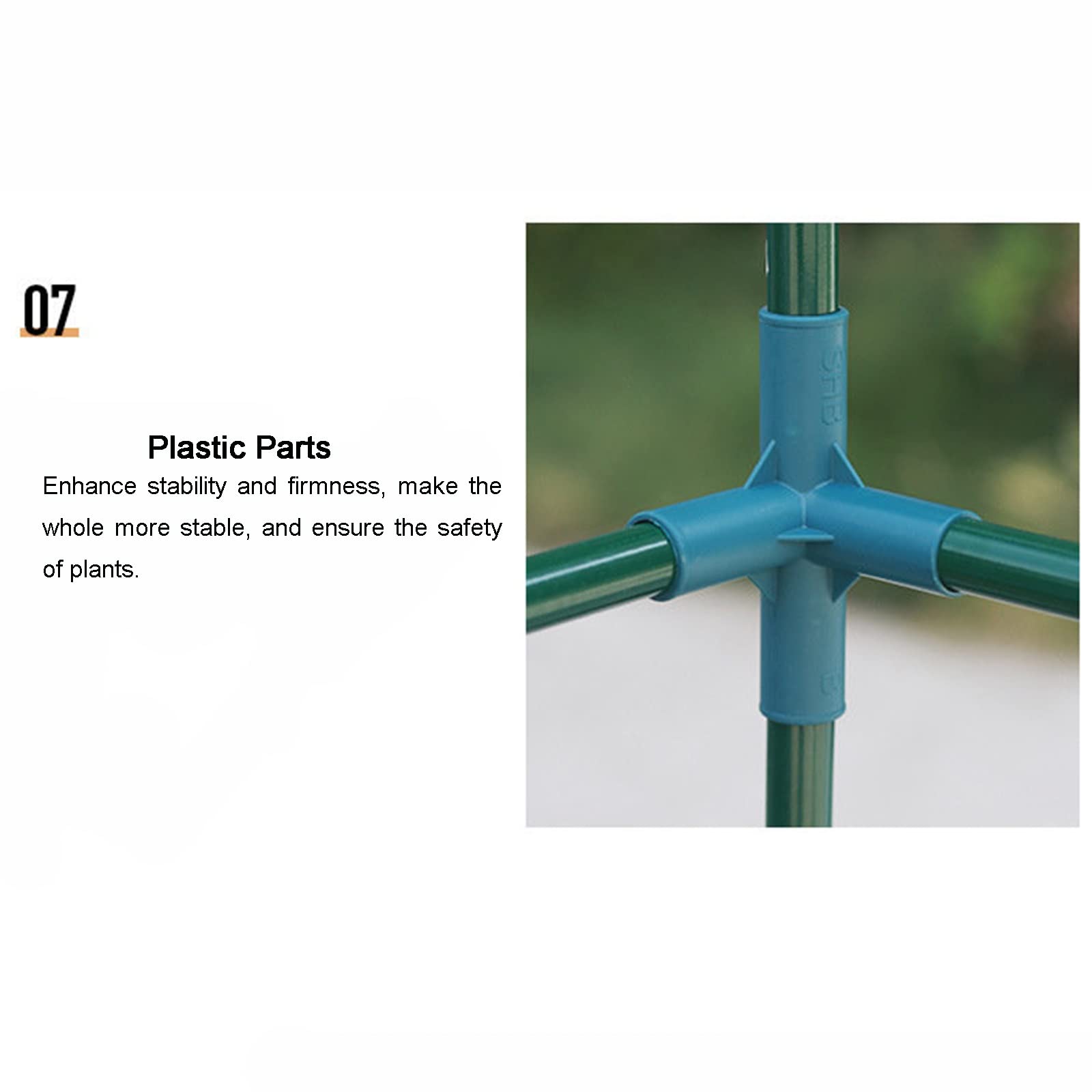 Serre Tunnel de Jardin,PE Jardin Walk-in Greenhouse Plant Cover avec Portes et Fenêtres Serre de Jardin à Toit en Pente, Serre à Tomates, Abri Potager Serre Kit pour Plantes
