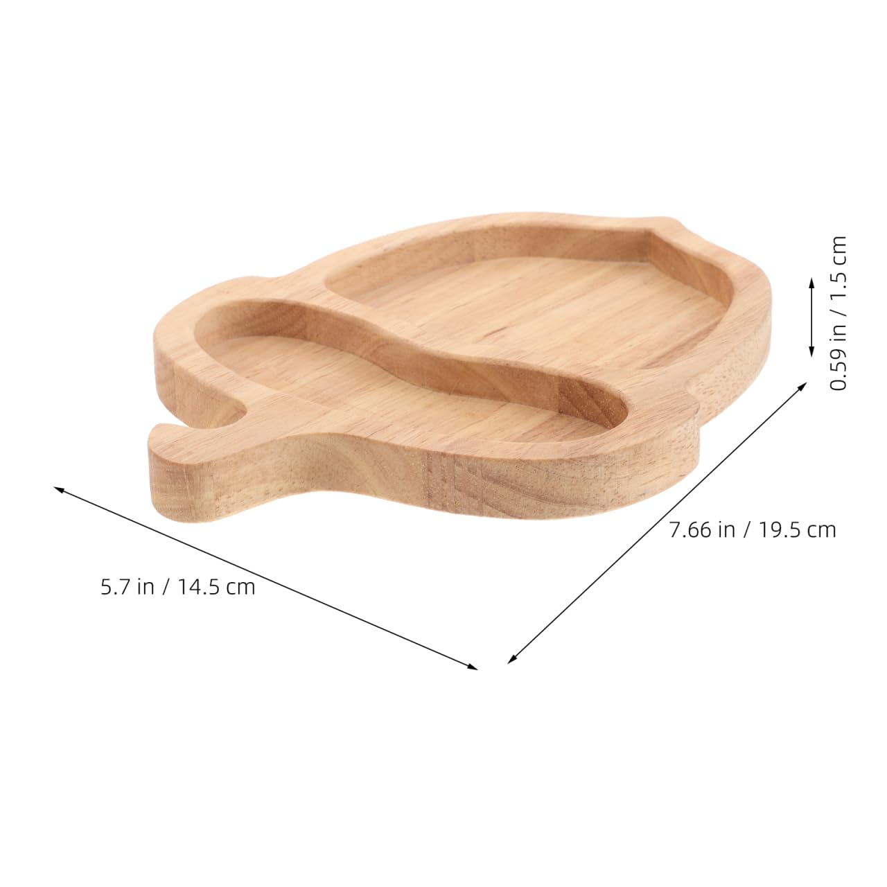 Anneome Bandeja De Madera 7.67X5.70X0.59In Para Bañera Con Diseño De Bellota Otoñal Bandeja Multifuncional Para Servir Aperitivos Quesos Dulces Y Decoración De Baño