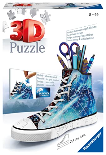 Preisvergleich Produktbild Ravensburger 3D Puzzle 11566 Sneaker Mystische Drachen - Praktischer Stiftehalter - 108 Teile - Schreibtisch-Organizer für Kinder ab 8 Jahren