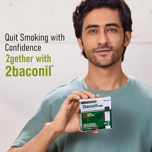 Image of Rusan 2baconil Nicotine Patch Therapy Kit - 3 Month Quit Smoking Plan | For More Than 20 Cigarettes /Day | Stepwise NRT