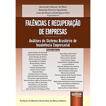 Capa do livro Falências e Recuperação de Empresas - Análises do Sistema Brasileiro de Insolvência Empresarial