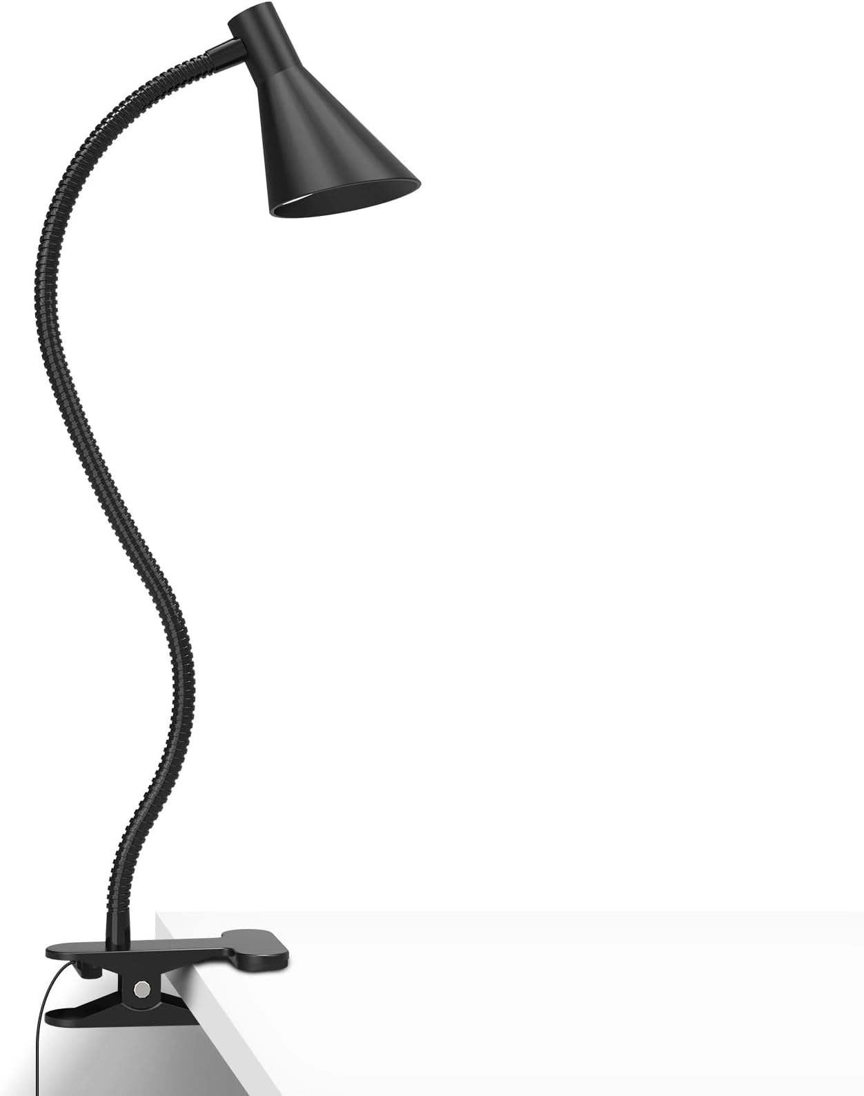 Desk Lamp Clip Light,3 Light Modes 10 Dimmable Brightness Book Reading