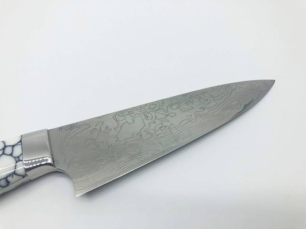 佐治武士 菜切包丁 170mm 白 R2 ダイヤ仕上げ ターコイズ 佐治武士 菜