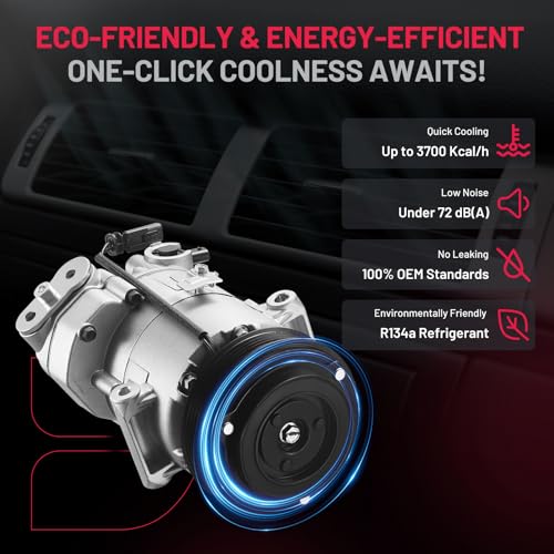 BDFHYK 158271 Air Conditioning A/C Compressor Compatible with Chevy Cruze 2012 2013 2014 2015 2016 L4 1.4L, Cruze Limited 2016 L4 1.4L