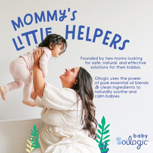 Image of Oilogic Baby Stuffy Nose & Cough Soothing Vapor Bath for Babies & Toddlers | Gentle Cold Care & Congestion Care for Infants - Vapor Bath with Essential Oil Blends Soothes & Comforts - Baby Care Products