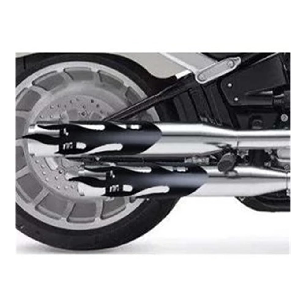 1PC Copertura Protettiva per Scudo Termico del Tubo di Scarico del Silenziatore della Motocicletta per Chopper per Cruisers(Color-S)