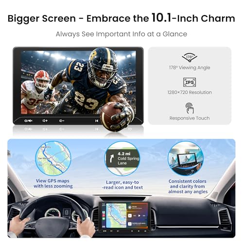Radio 10.1" QLED ATOTO F7WE con pantalla táctil y Bluetooth miniatura 4