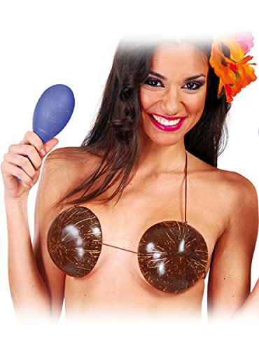 Fiestas Guirca Unique Taille Soutien-Gorge Coque de Noix de Coco
