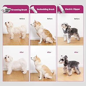 Petkit pet grooming kit  vacuum suction 99 pet hair professional dog grooming vacuum with pet nail clipper grinder for dogs cats and other animals1 5l dust cup dog brush vacuum hair shedding tools   cucciolini doodles