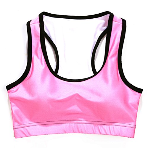 Image of Sister Amy Women's Aerobics Gym Dance Yoga Vest Printed Sports Bra Top Vest