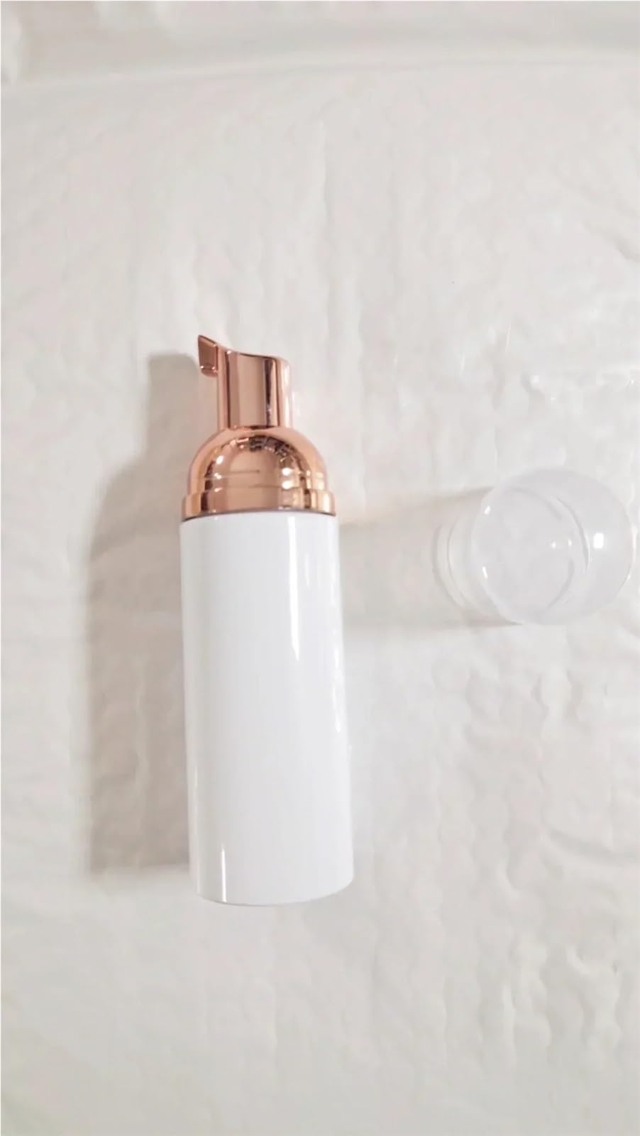 10/30/50 pezzi dispenser for bottiglie di schiuma plastica pompa cosmetica for ciglia sapone detergente for il viso vuoto in oro rosa Per Sapone, Shampoo E Lavaggio Viso