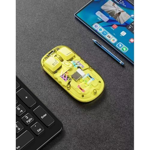 Image of ETZIN Wireless Mouse Tri-Mode 2.4GHz /BT5.0 /BT5.0Bluetooth Silent Rechargeable Mouse with USB Receiver Mouse Compatible with Laptop,PC,MacBook,Chrombook,i-Pad,Tablet EPL-1277KM