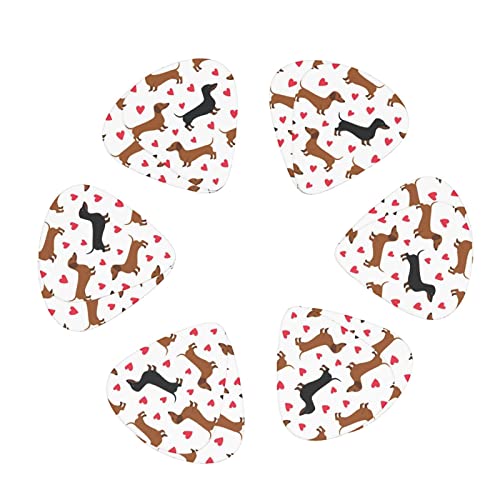 Lot de 12 médiators en forme de teckel romantique pour guitare électrique et basse dans une boîte - Les Beatles, Paul McCartney, John Lennon, RIngo Starr, George Harrison Lot de 12 médiators en forme de teckel romantique pour guitare électrique et basse dans une boîte – Image 3