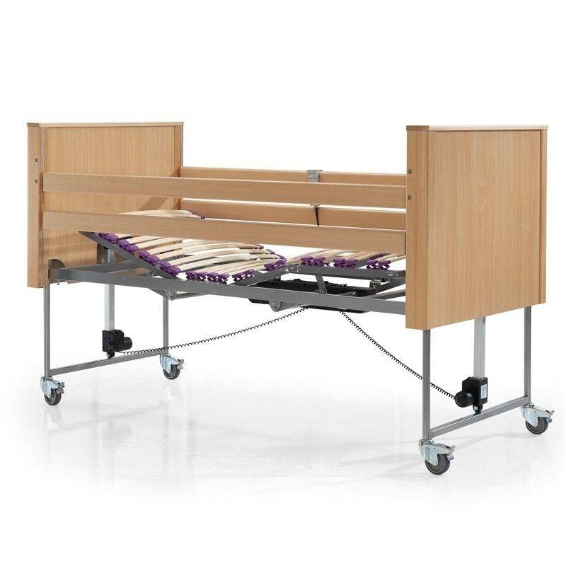 VentaDeColchones – Cama Articulada asistencial para Personas con Alzheimer. Incluye somier, elevación por columnas y cabecero, piecero y barandillas. Medida 90 x 190 cm. con Subida y Montaje