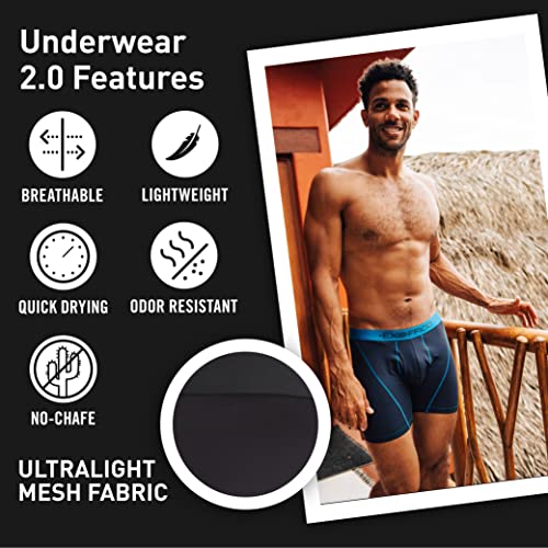 ExOfficio Men's Give-N-Go Sport 2.0 Boxer Brief 9 "3