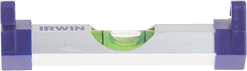 Miniatura 7 de IRWIN Nivel de poste magnético de herramientas (1794482), nivel de línea de aluminio Blue & IRWIN 1794484, plateado