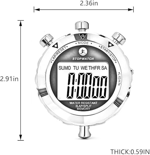 image for Rolilink Stopwatch,Metal Stop Watch for Sports Stopwatches Timer for S