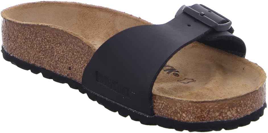 Birkenstock Classic Madrid Birko-Flor, Unisex Adult Mules, Black (Black/49), 35 EU, black, 35 EU