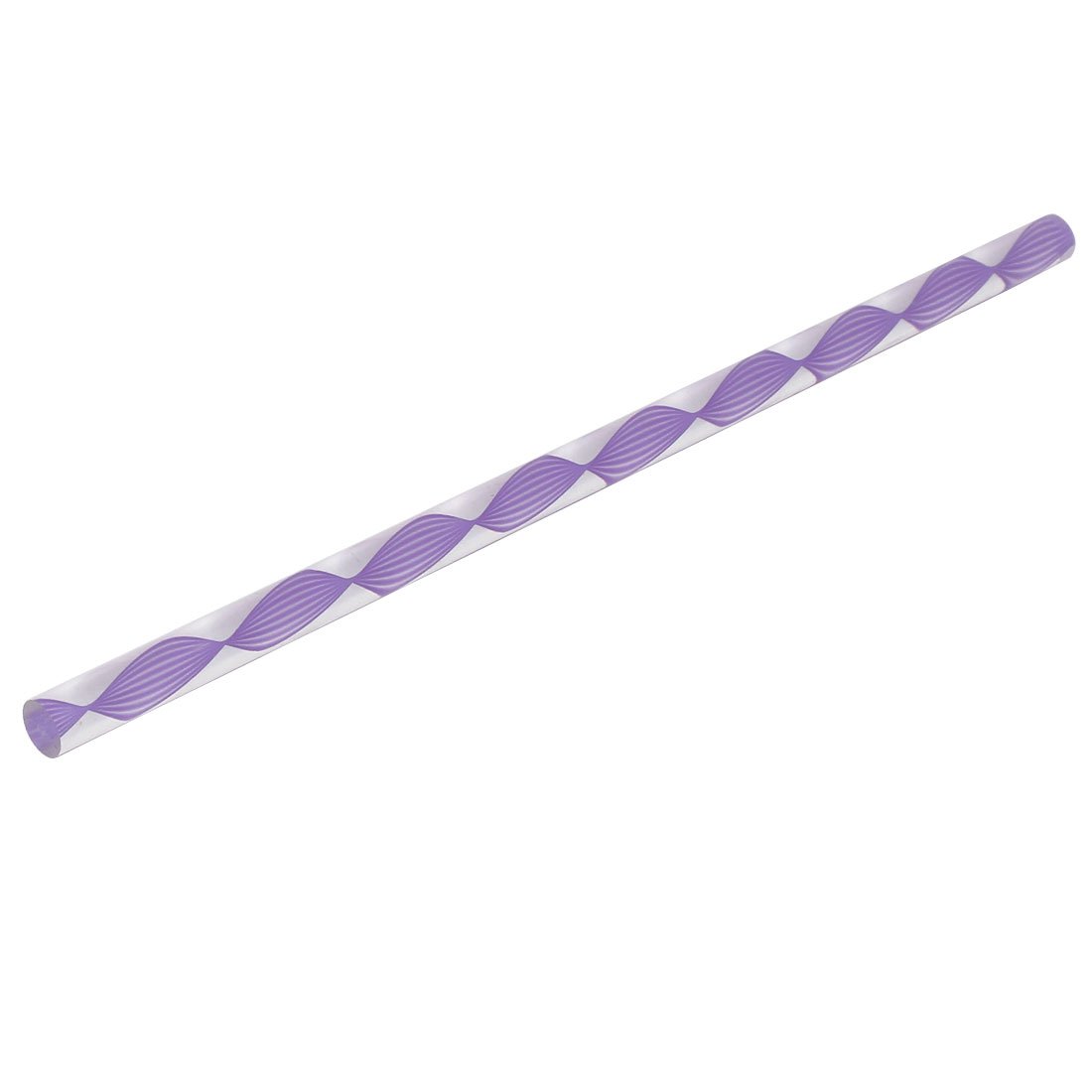 Aexit Twisted (Electrical equipment) Light Purple Line Solid Acrylic Round Rod PMMA (34ry208qf320) Bar 250mmx10mm