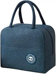 Genérico Bolsa Termica Porta Marmita a Prova de Vazamentos Trabalho Academia Fitnnes Passeio Praia Termica Lancheira Termica Masculino e Feminino na Cor Azul