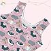 Aflyko Little Girl Gymnastics Leotard with Shorts Guinea Pig Carrot Pinks One-Piece Activewear Soft Stretchy Tank Tops Fun Fashion Dance Outfit 7-8T