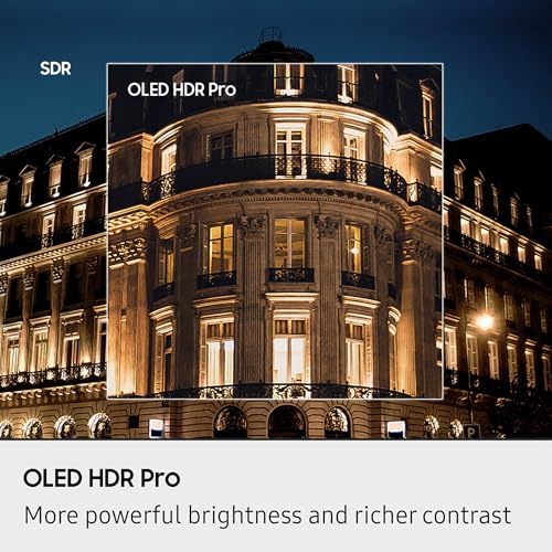 Image of SAMSUNG QN55S95FAFXZA 55 Inch OLED HDR Pro 4K Smart TV with Q-Symphony Pro and 4 Year Amber Protection Plan (2025)