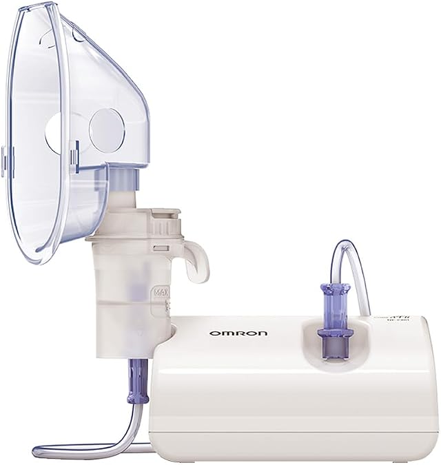 OMRON Nebulizador de compresor para niños y adultos NE-C801LA con sonido discret