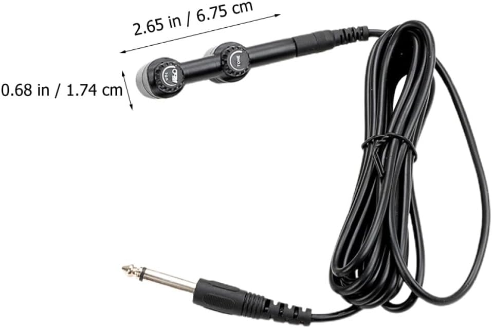 Metal Kazoo Pickup Wp08, Black Instrument Sound Pickup for Beginners and Professionals, Music Instrument Accessories Compatible with Kazoo Players