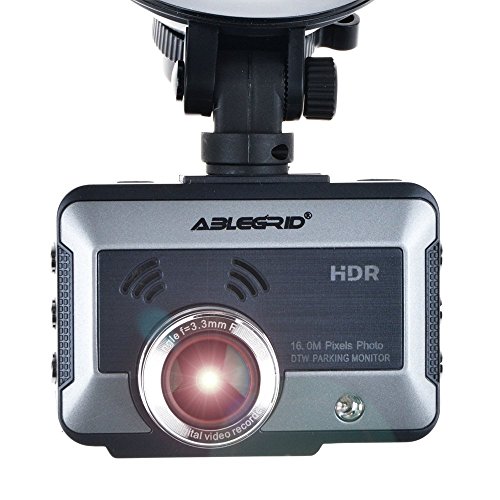 ABLEGRID AG101 Car DVR Full HD 1080P Super Night Vision Dashboard Camera with Pro HDR Compact 2.0-inch TFT LCD,160° Wider Angle 4M pixels HD sensor & G-sensor