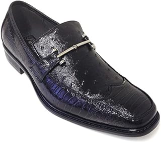 Alberto Fellini Pazzini Men's Dress Shoes Fashion Casual Loafers Slip on Italian Style