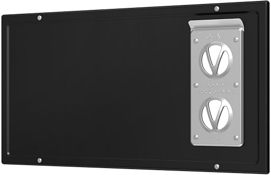 FOGATTI RV Furnace Door for RV 20.6 x 10.5 Inch Black