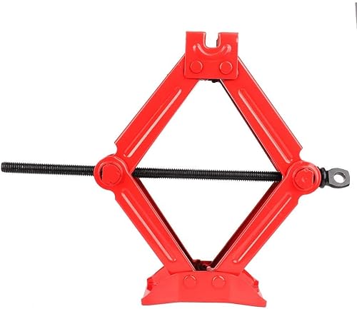Miniatura 7 de Aramox Scissor Jack, Coche Automotriz Scissor Jack Emergencia Crank Stand Tool Rojo
