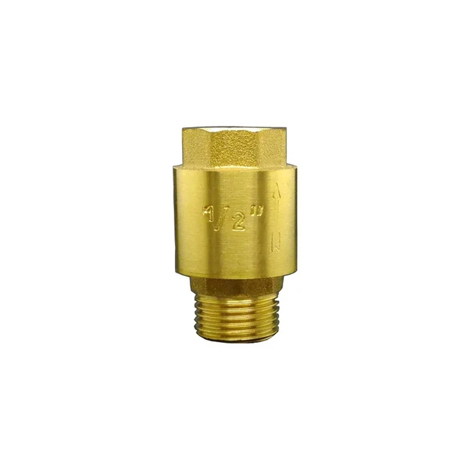 1/2" 3/4" 1" Brass Vertical Spring 1-Way Non Return Check Valve(1",Male to Female)