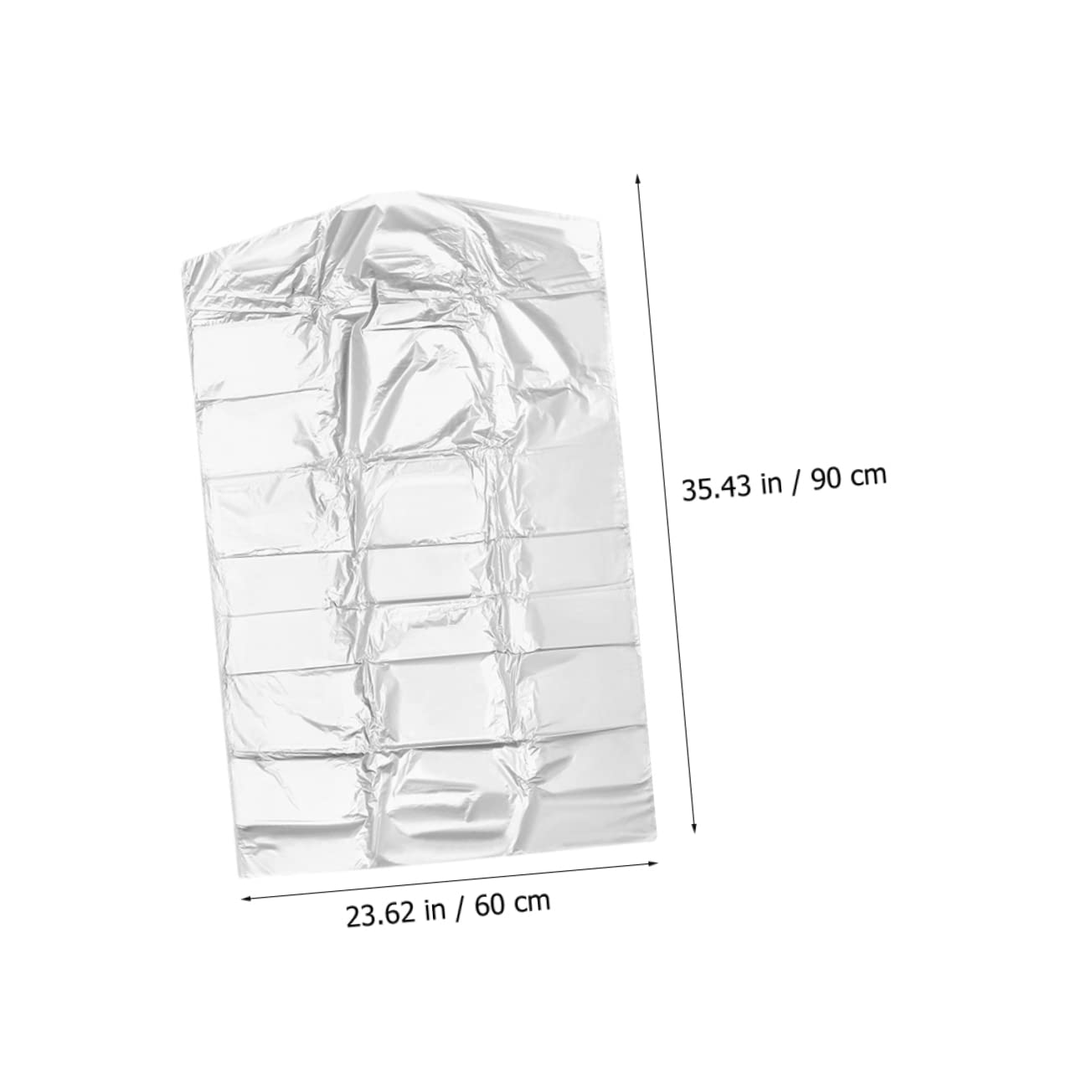 Fundas para Ropa Transparentes 40 Piezas Pe para Guardar | Antihumedad, Almacenamiento Cómodo, Formato para Colgar, Uso Doméstico y Tintorería