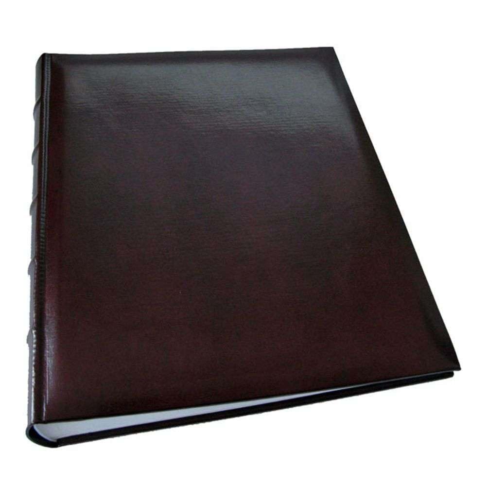 walther design Fotoalbum rot 30 x 37 cm Kunstleder mit erhabene Bünde, Classic FA-373-R