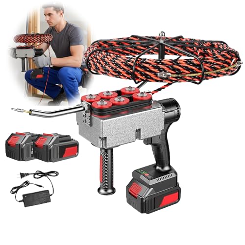 Extracteur de câble électrique sans fil pour passer les fils de chantier sans effort