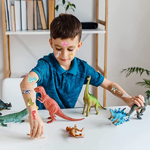LEADTEAM Dino Tattoo Kinder 10 Blätter, Dinosaurier Kinder Tattoo Jungen Dino Aufkleber Dinosaurier Spielzeug Dino Sticker, Dino Geschenk Dino Geburtstag Deko Dino Party Mitgebsel Kindergeburtstag - Image 7