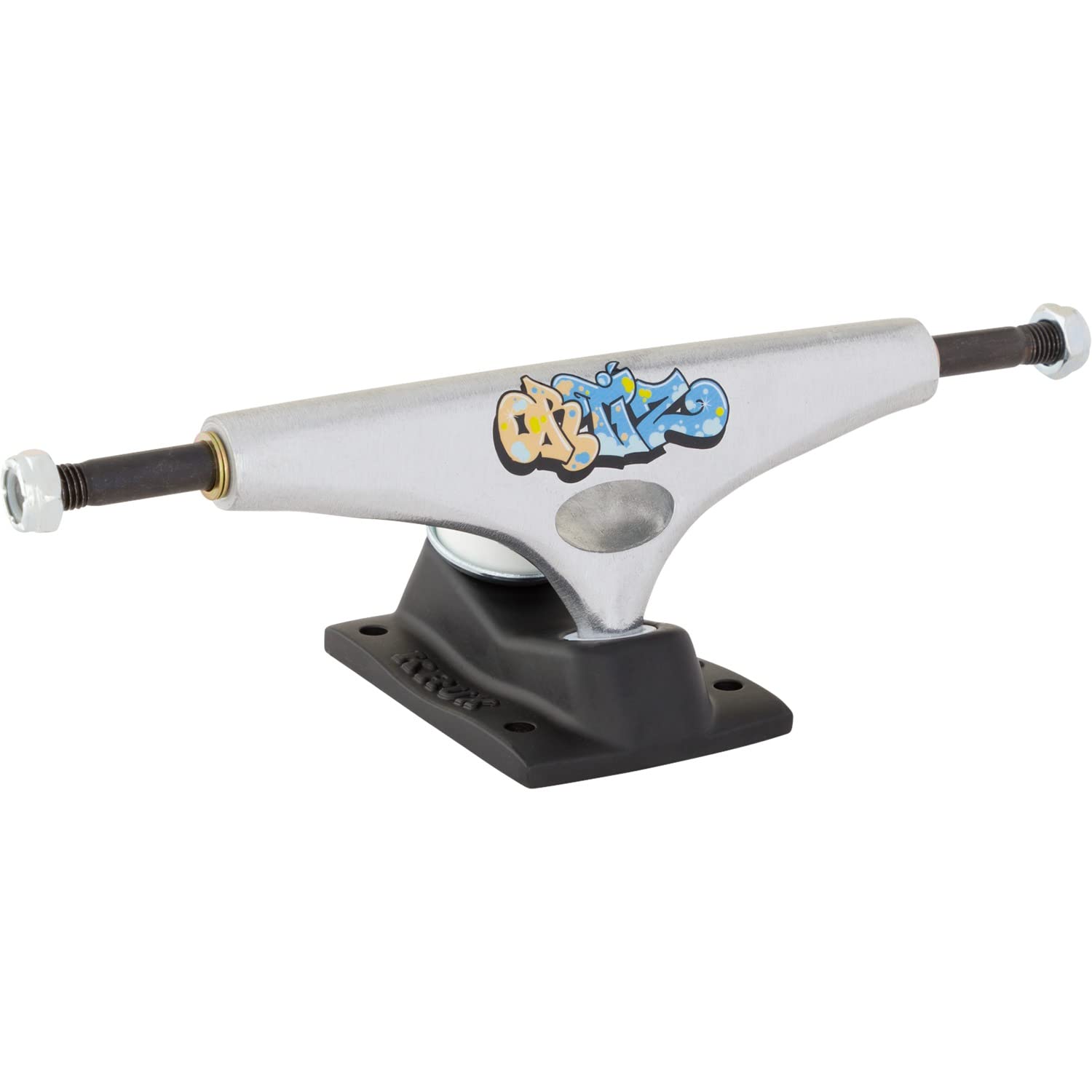 Krux Skate Trucks Chaz Ortiz K5 DLK Silver/Black Skateboard Trucks - 5.0