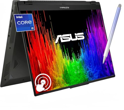 Image of ASUS Vivobook S 16 Flip 16 inch WUXGA Touchscreen Laptop, Intel 14Cores i9-13900H, 1080p Webcam, Harman /Kardon, Wi-Fi 6E, Backlit KB, Win 11H, w /Pen (24GB RAM | 1TB SSD)