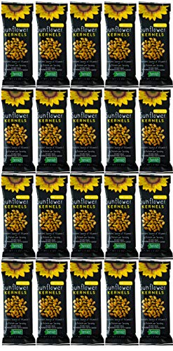 Sunflower Food Co Honey Roasted Sunflower Kernels 1.2 oz Bags 20 Pack â€“ Non-GMO Sunflower Seeds Single Serving Snack â€“ Kosher