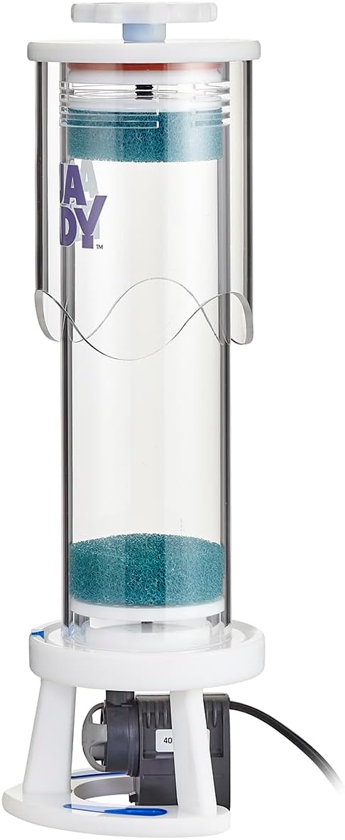 Sigma-1 Media Reactor for Saltwater and Freshwater Aquarium Filtration, Includes Detachable Chamber, Efficient Up-Flow Design, Low Profile Housing