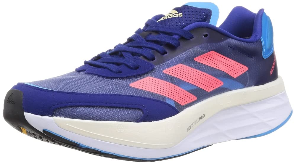 adidas Hombre Adizero Boston 10 Zapatos para Correr, Legacy Indigo/​Turbo/​Sky Rush, 40 2/​3 EU